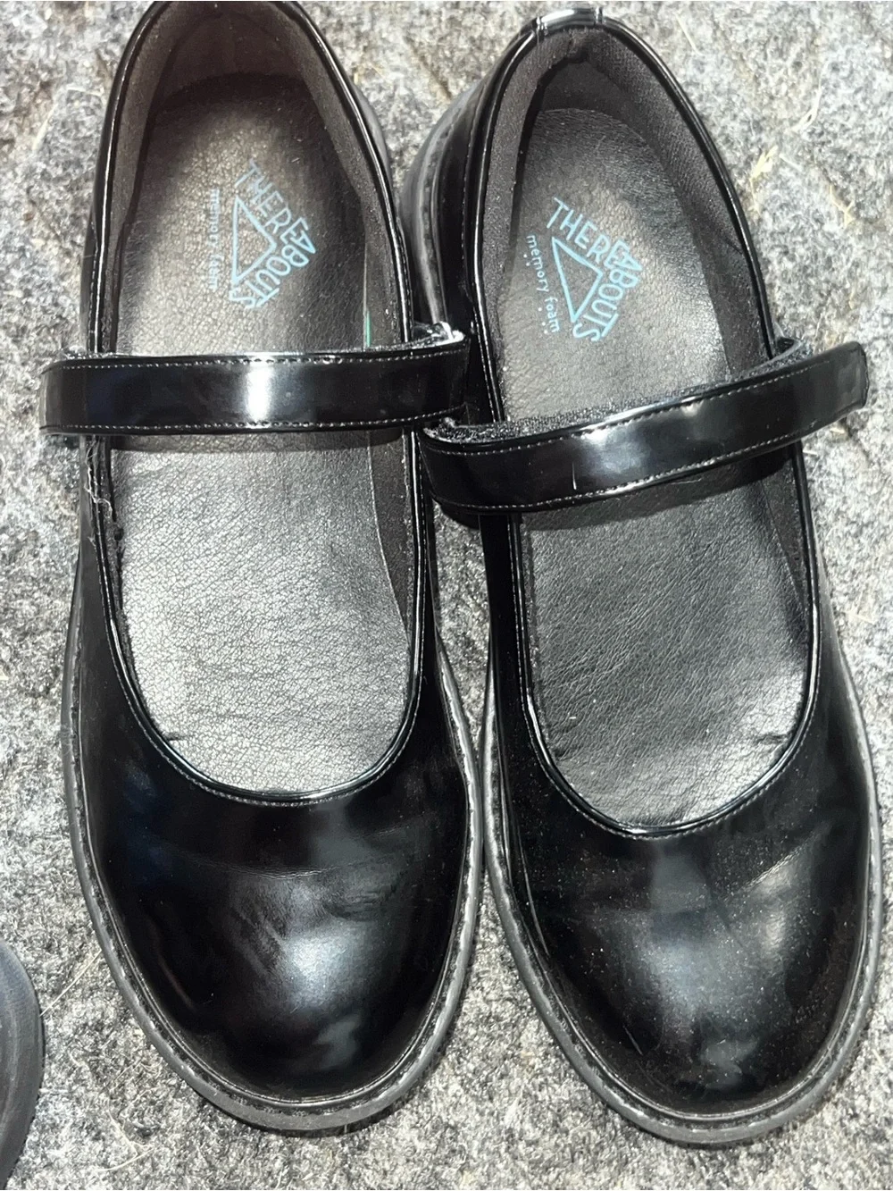 Thereabouts Girls Black Mary Jane Shoes Size 5 – EUC